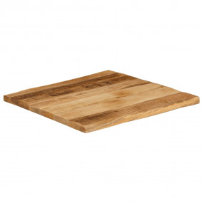 Table Top Natural Mango Wood Solid Mango Wood 31.5x31.5...