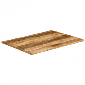 Table Top Natural Wood Solid mango wood 35.4 x 31.5 x 1...