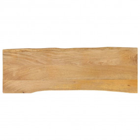 Table Top Natural wood color Solid mango wood Medium Du...