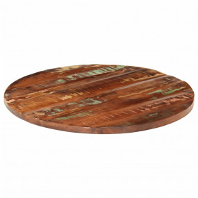 Table Top Mixed Solid reclaimed wood 27.6 in wide Durab...