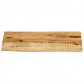 Table Top Natural Solid mango wood 19.7x7.9 in Durable