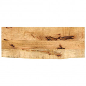 Table Top Natural Wood Rough Mango Wood 31.5x7.9x1.5 in...