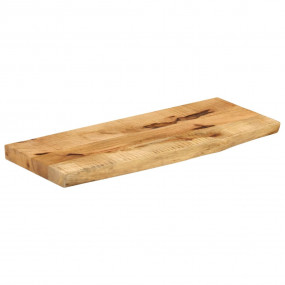 Table Top Natural Wood Solid Mango Wood 35.4 x 7.9