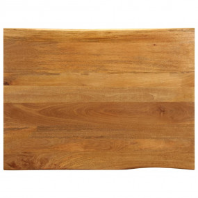 Table Top Brown Solid mango wood with an oak finish