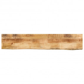 Table Top Natural wood Solid rough mango wood 55.1 in l...