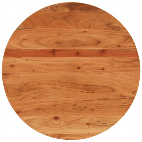 Table Top Natural wood Solid acacia wood 35.4 in Durabl...