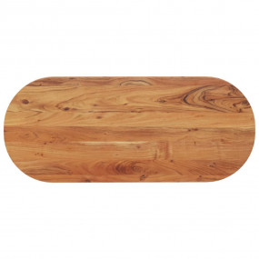 Table Top Natural Wood Solid Acacia wood 39.4x15.7 in D...