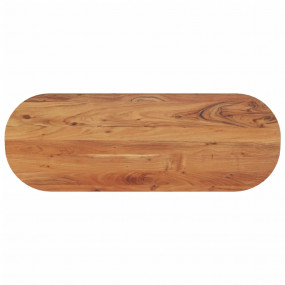 Table Top Natural Acacia Solid Acacia wood 43.3 x 15.7 ...