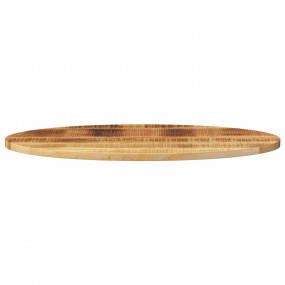 Table Top Natural Solid mango wood 43.3 x 19.7 x 1.5 in...