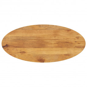 Table Top Oak Finish Solid mango wood Medium Durable