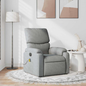 Massage Recliner Chair Light grey