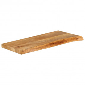 Table Top Natural wood tones Solid mango wood 27.6 x 7....