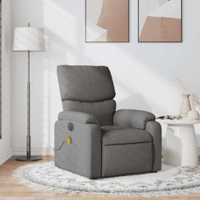 Massage Recliner Chair Dark Grey