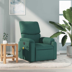 Massage Recliner Chair Dark Green
