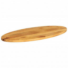 Table Top Oak finish Solid mango wood 43.3 x 15.7 x 1.5...