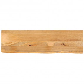 Table Top Natural Solid mango wood 55.1 x 7.9 x 1.0 in ...