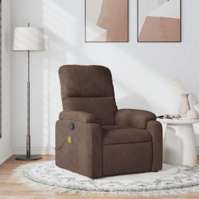 Massage Recliner Chair Brown