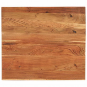 Table Top Natural wood Solid acacia wood 35.4x31.5 in D...