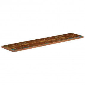 Table Top Mixed Color Solid reclaimed wood 70.9 x 7.9 i...
