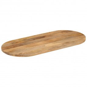 Table Top Natural wood Solid mango wood 35.4 x 15.7 in ...