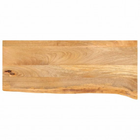 Table Top Natural wood Solid mango wood 27.6 x 15.7 x 1...