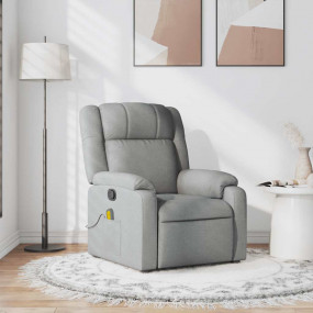 Massage Recliner Chair Light grey