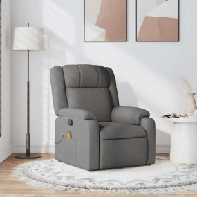 Massage Recliner Chair Dark Grey