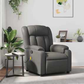 Massage Recliner Chair Grey