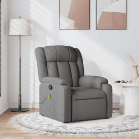 Massage Recliner Chair Dark Grey
