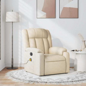 Massage Recliner Chair Cream