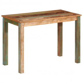 Dining Table Multicolored Solid reclaimed wood 43.3x21....