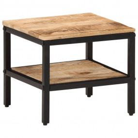 Coffee Table Natural wood Solid rough mango wood 13.8 i...