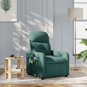 Massage Recliner Chair Dark Green