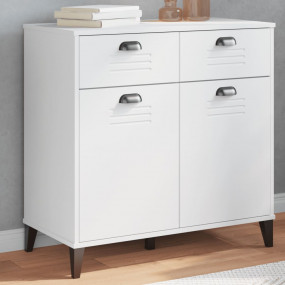 Storage Cabinet White Engineered wood and plastic Mediu...