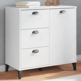 Storage Cabinet White Engineered Wood 31.5 in x 15.7 in...