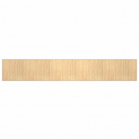 Rug Light Natural Bamboo, Polypropylene 31.5 x 196.9 in...