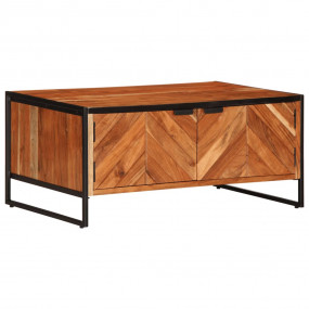 Coffee Table Natural wood color Solid acacia wood with ...