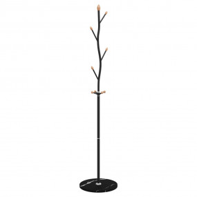 Coat Stand Black Powder-coated iron and marble 69.7 in ...
