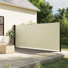 Retractable Side Awning Cream