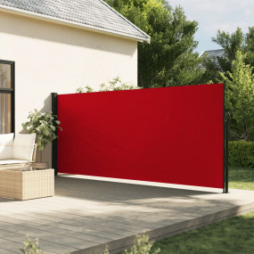Retractable Side Awning Red