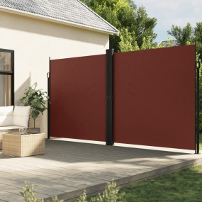 Retractable Side Awning Brown
