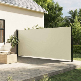 Retractable Side Awning Cream
