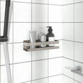 Shower Shelf Silver Brushed 304 Stainless Steel Small