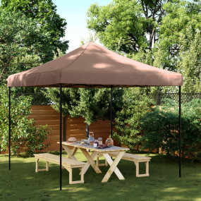 Party Tent Brown Oxford fabric with PVC coating, Powder...