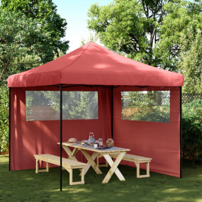 Party Tent Burgundy and Black