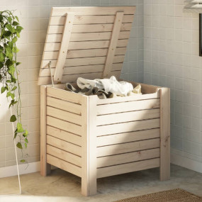 Storage Box Natural wood Solid pine wood (untreated) Me...