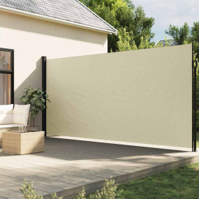 Retractable Side Awning Cream