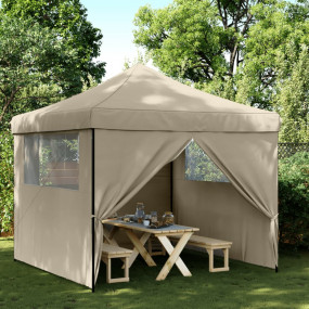 Party Tent Taupe Oxford fabric with PVC coating, Powder...