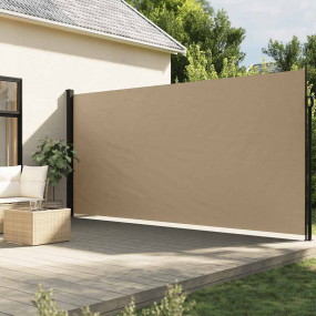 Retractable Side Awning Beige