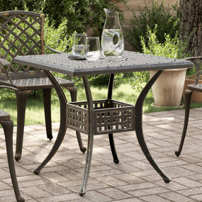 Garden Table Bronze Cast aluminum Decorative Inlays Gar...